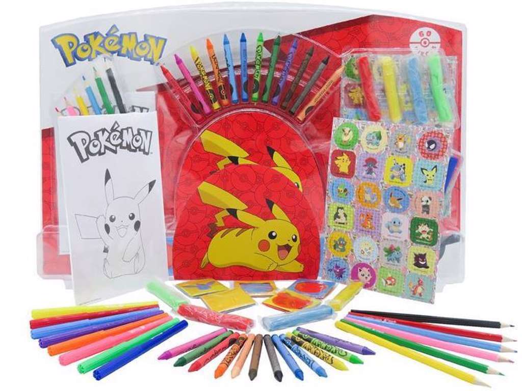 Pokémon 60-stk skrivesæt