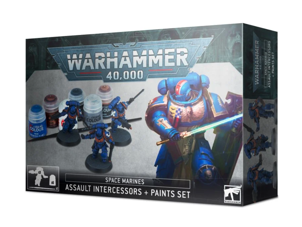 Space Marines: Assault Intercessors + Paints Set - Warhammer - 60-11