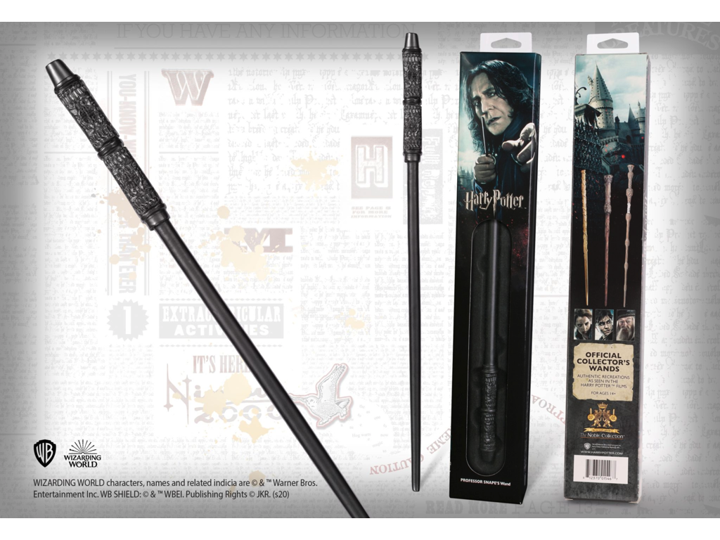 Harry Potter - Professor Snape Wand / tryllestav (window box)