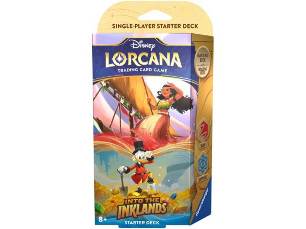 Disney Lorcana Starter Deck - Into The Inklands - Ruby + Sapphire