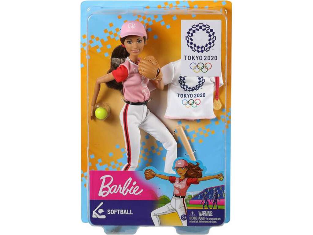 Barbie 2020 Olympisk dukke - softball / baseball