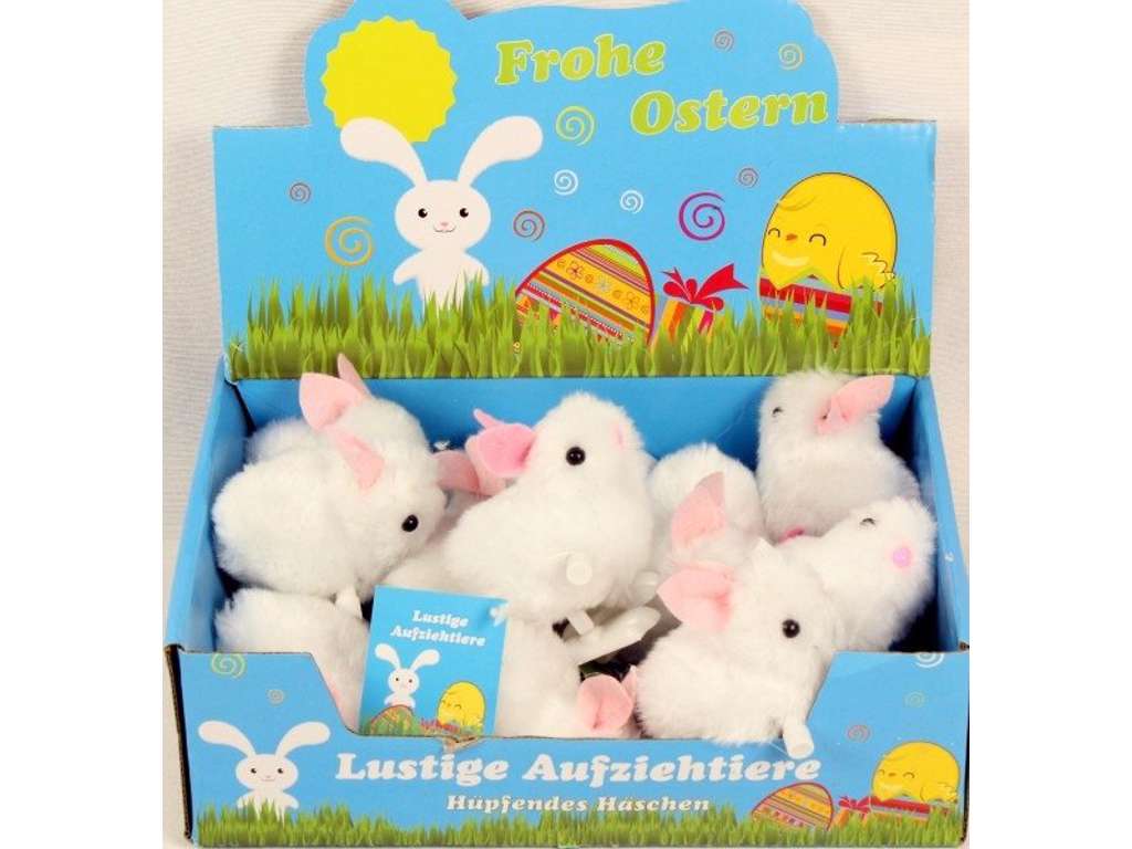 Påskehare med optræk 8 cm