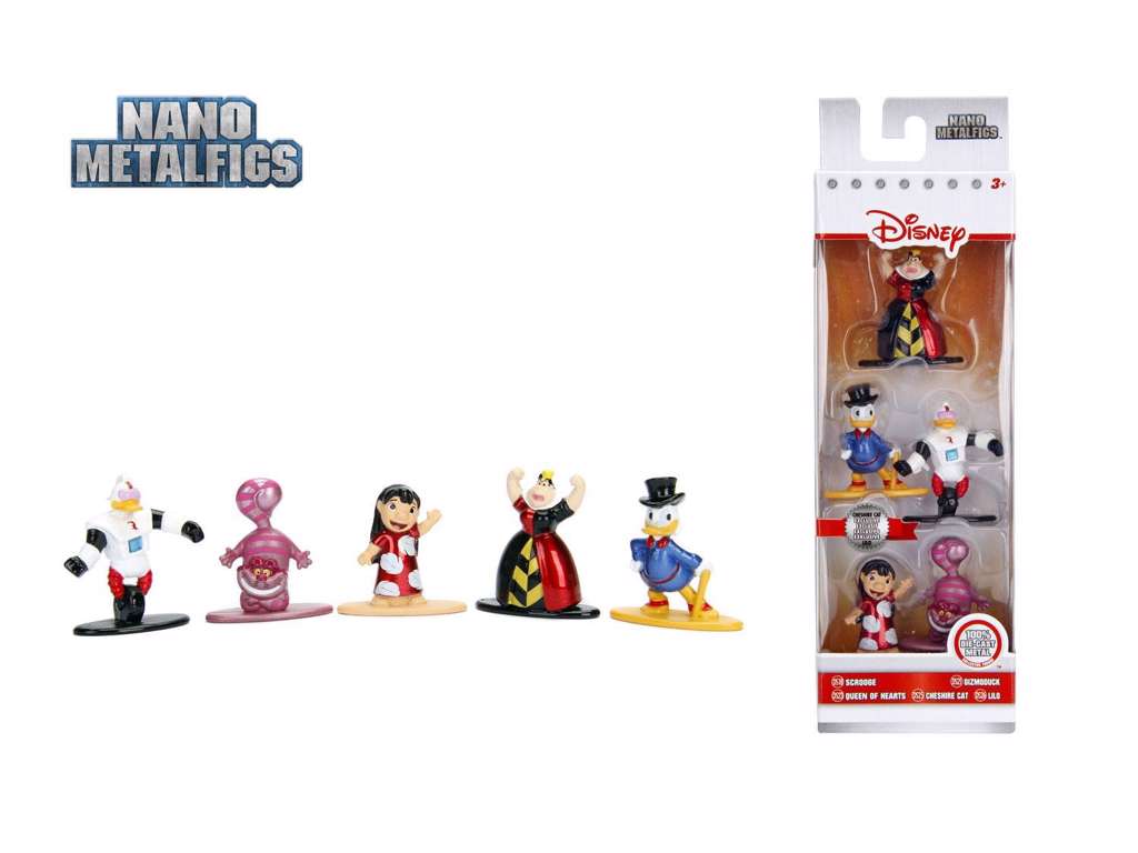 Disney Nano Metalfigs minifigure 5-pak serie 2 på 4 cm