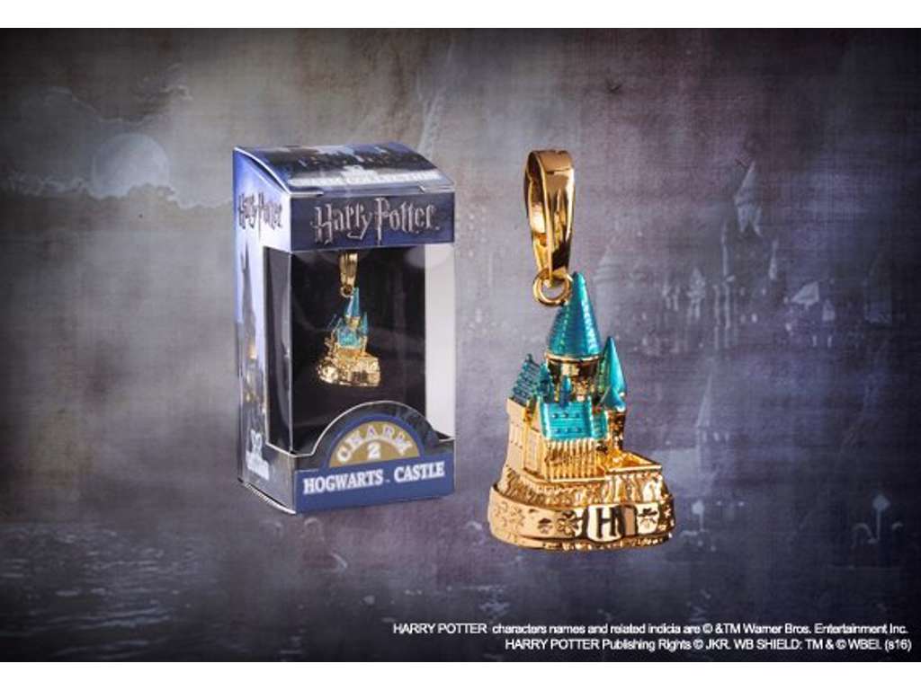 Hogwarts Castle gold vedhæng fra Harry Potter