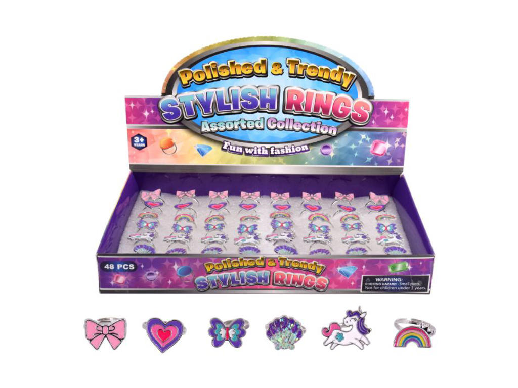 1 stk. Smuk fingerring til børn - 6 modeller