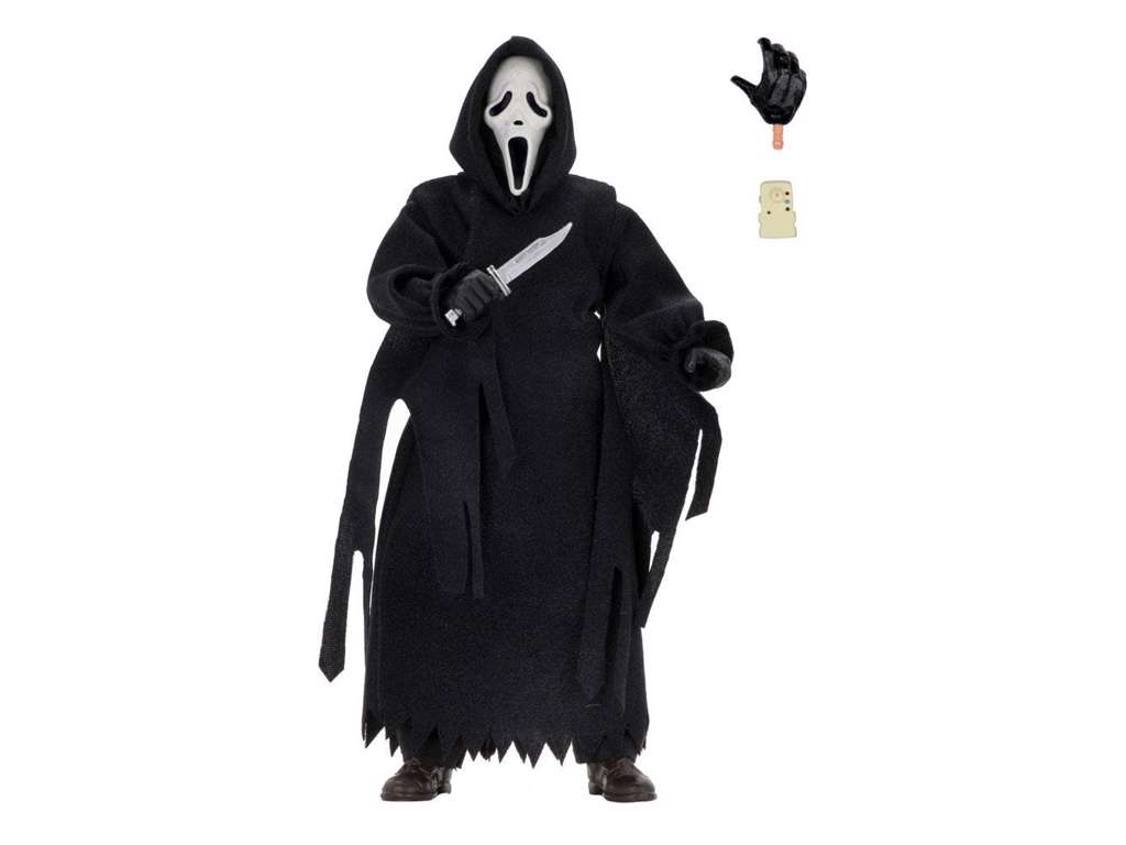 Scream retro action figur af Ghostface på 20 cm
