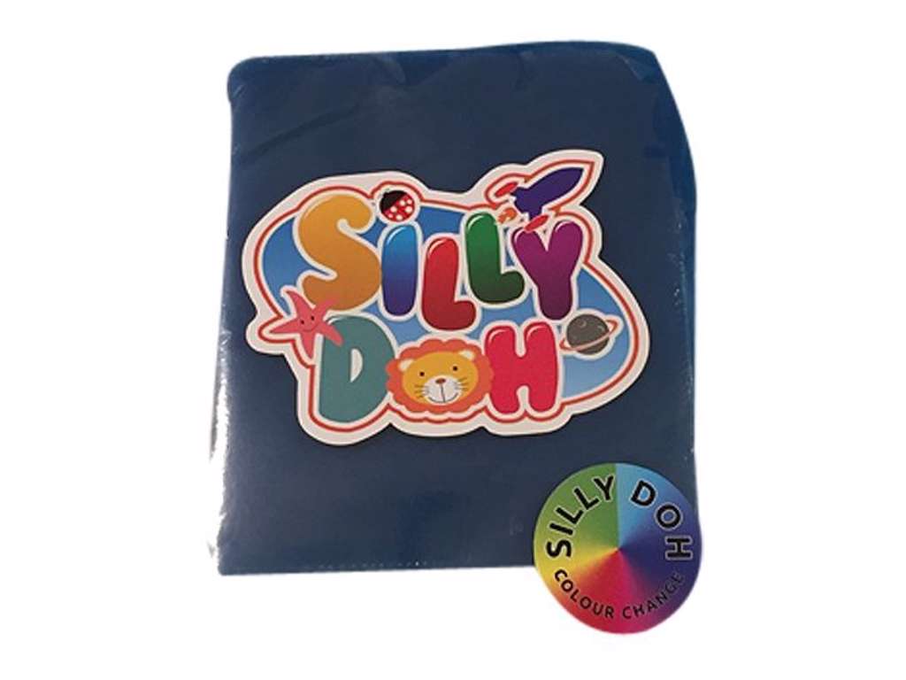 Silly Doh 500 g farveskiftende - blå