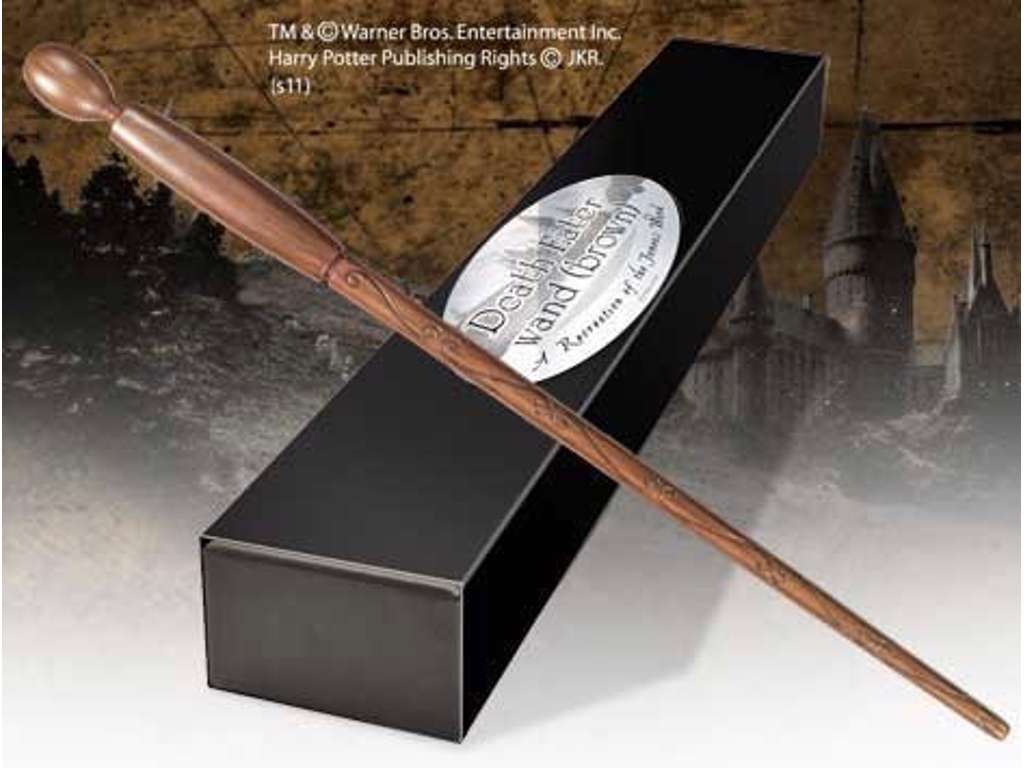 Death Eater Brown tryllestav fra Harry Potter (Character-Edition)