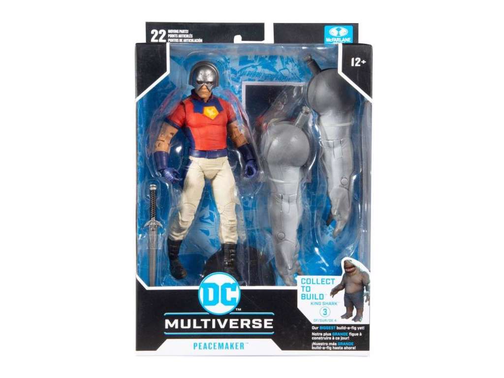 Suicide Squad Build A action figur af Peacemaker på 18 cm