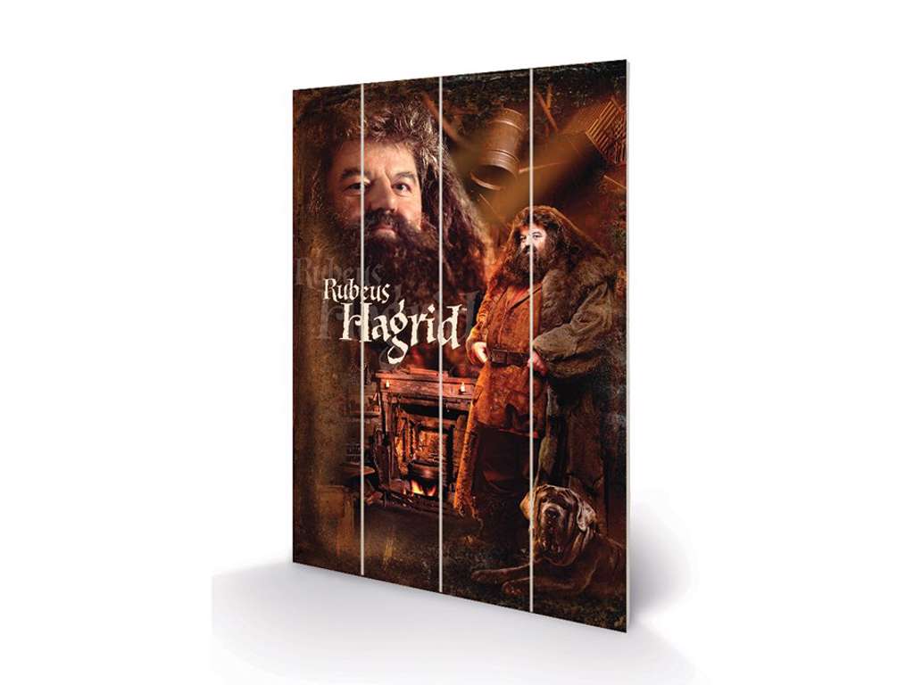 Harry Potter "Hagrid" træ plade "plakat" 40x60 cm