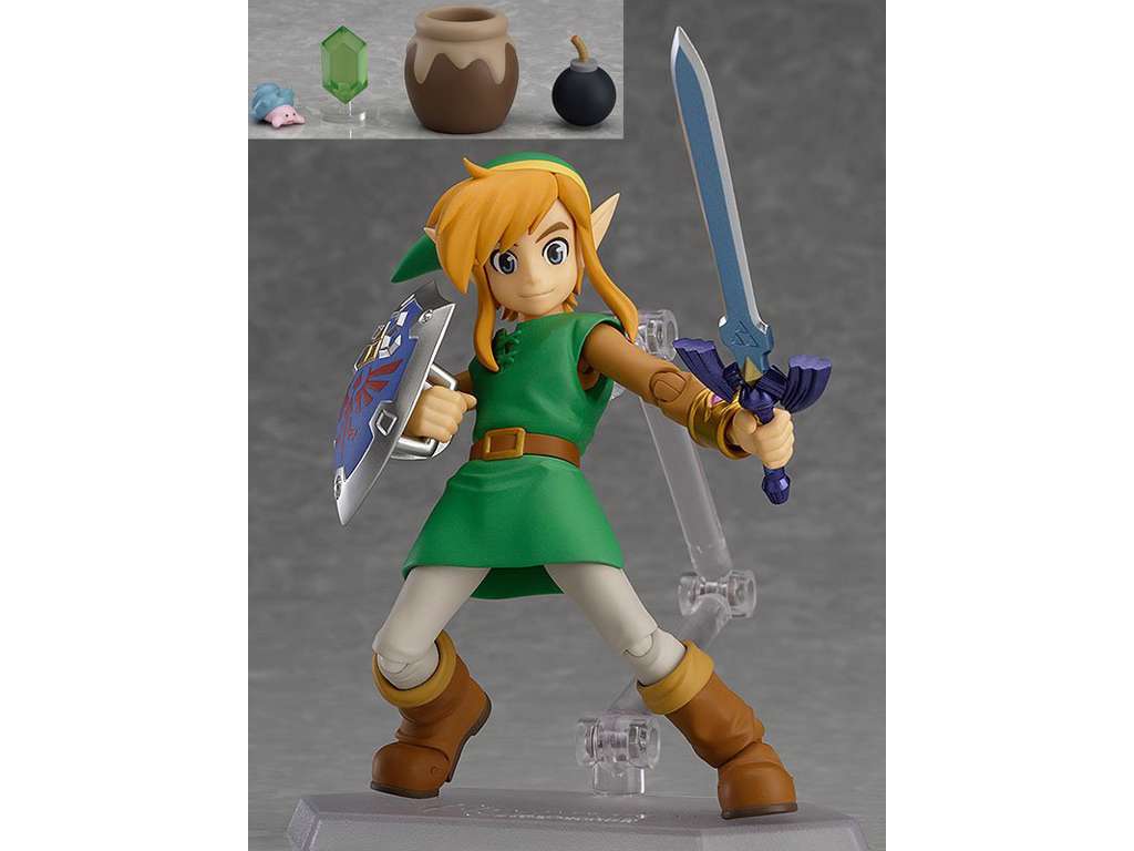 The Legend of Zelda A Link Between Worlds Figma action figur af Link DX Edition på 11 cm