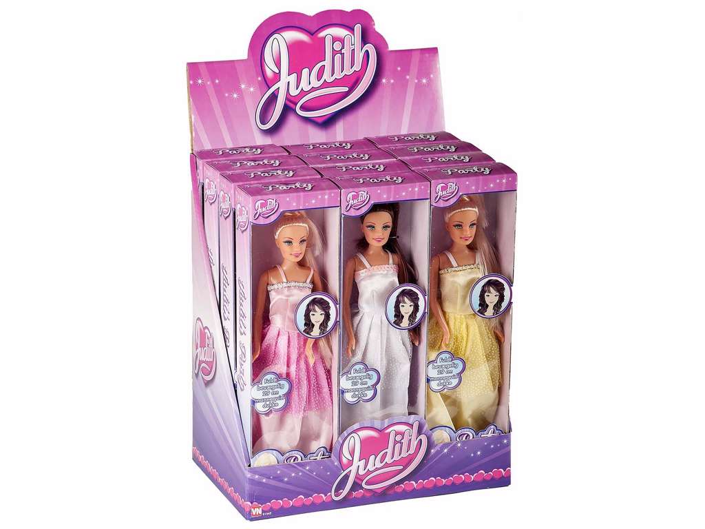 Judith dukke i festkjole