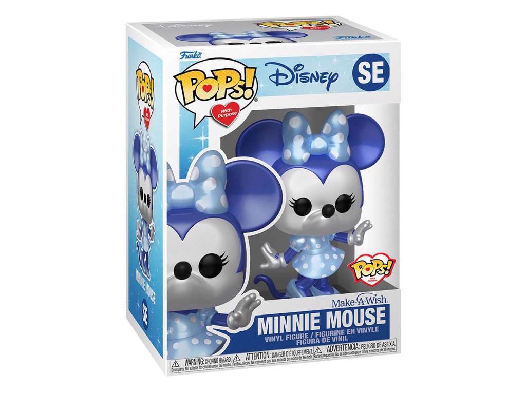 Disney Make a Wish 2022 POP! Disney Vinyl Figure Minnie Mouse (Metallic) 9 cm