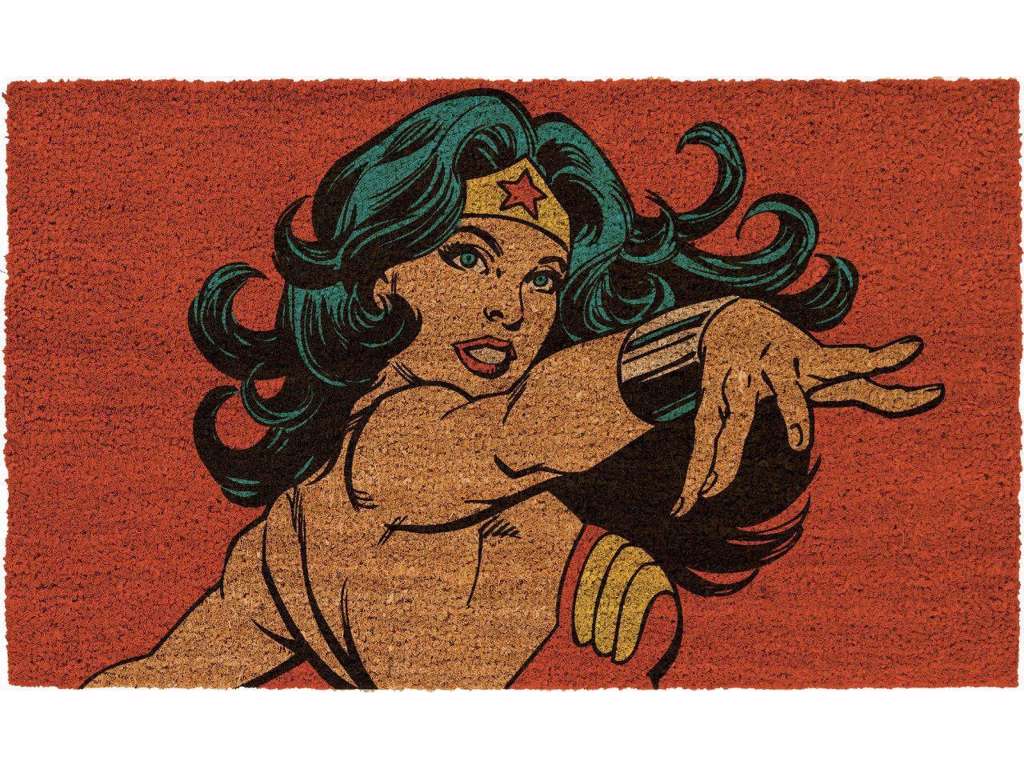 DC Comics dørmåtte med Wonder Woman på 43 x 72 cm