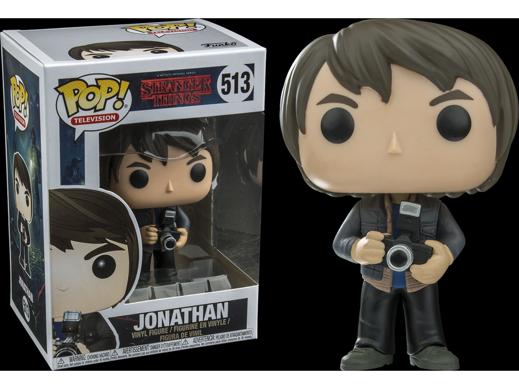 Stranger Things POP! vinyl figur af Jonathan (with Camera) på 9 cm