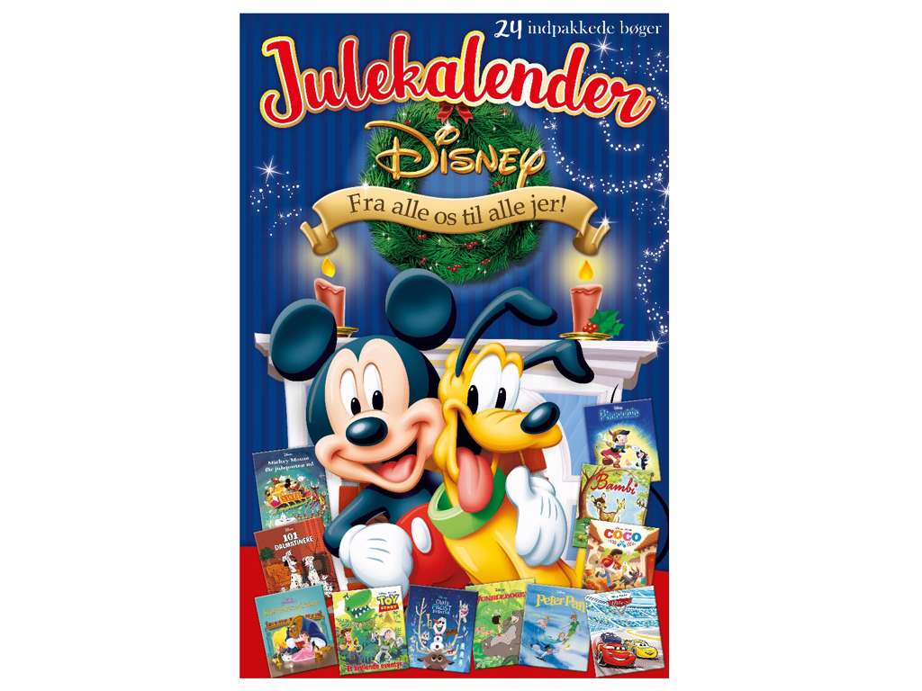 Disney Julekalenderbog - 24 bøger