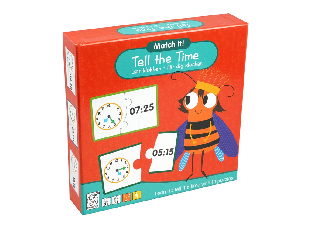Lær klokken - puslespil fra Bardo Toys