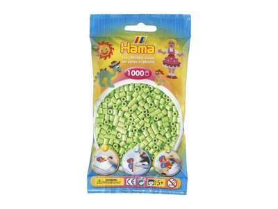 1000stk. Hama Midi pastel grøn 207-47