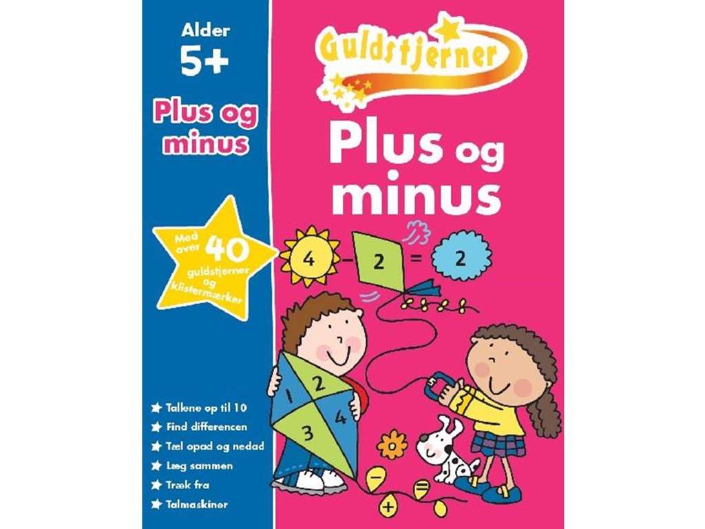 Guldstjerner plus og minus - opgavebog