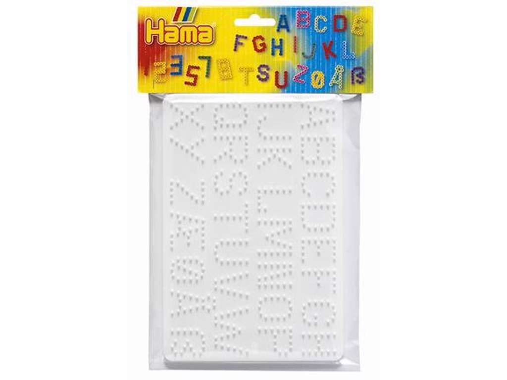 Hama perler stiftplader med tal og alfabetet - 272+273