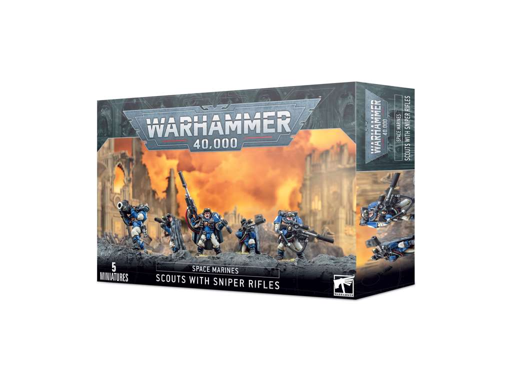 Space Marines Scouts with Sniper Rifles