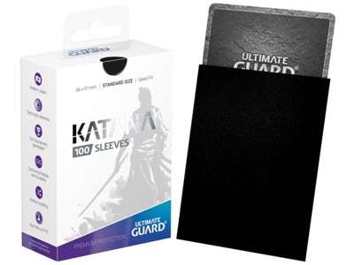 Ultimate Guard Katana Sleeves Standard Size Black (100)