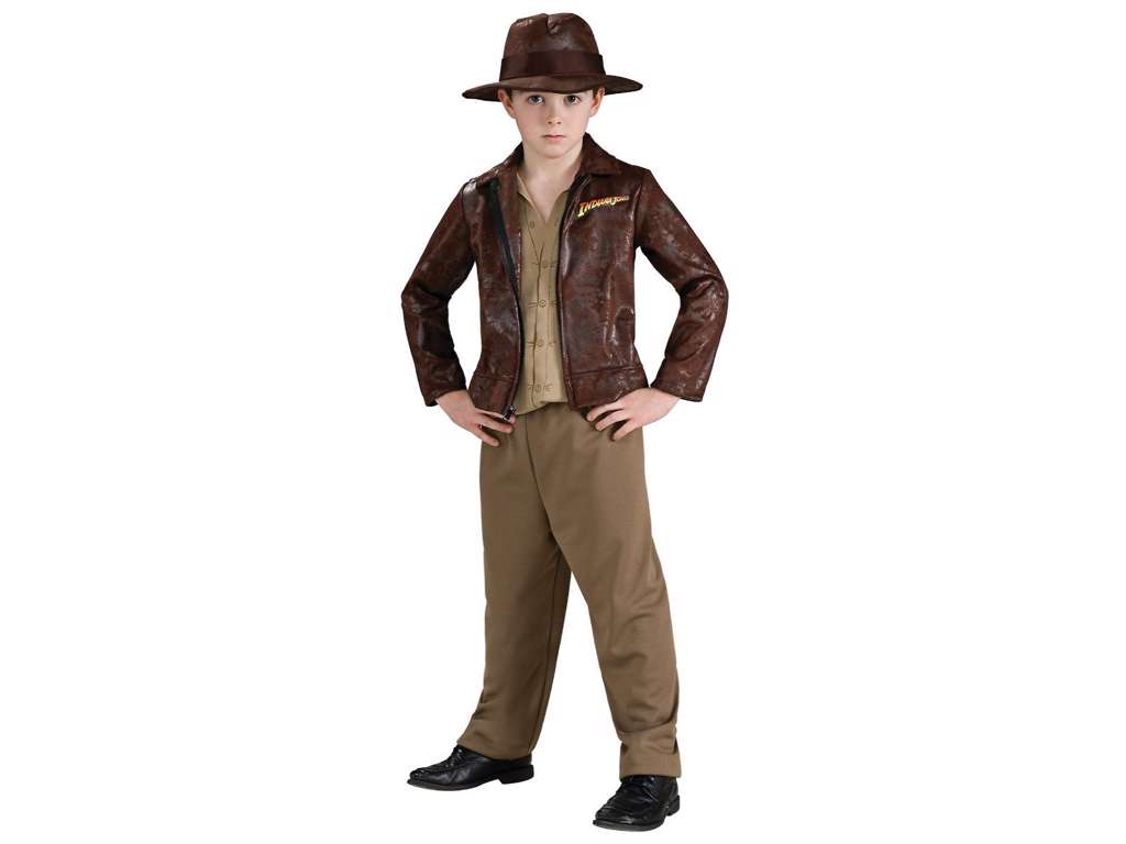 Indiana Jones med Jakke Børnekostume fra Rubies - 3-4 år