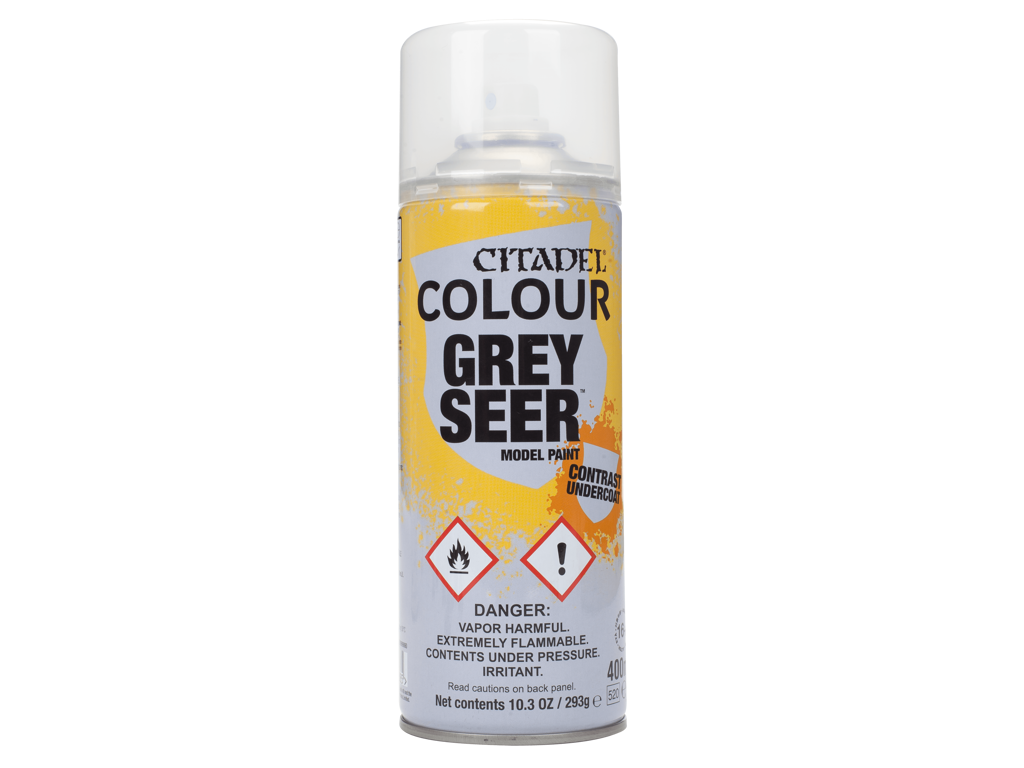 Grey Seer spray paint fra Citadel 400ml.