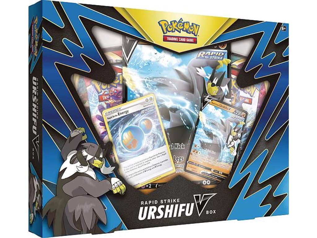 Pokémon Rapid Strike Urshifu V box - blå