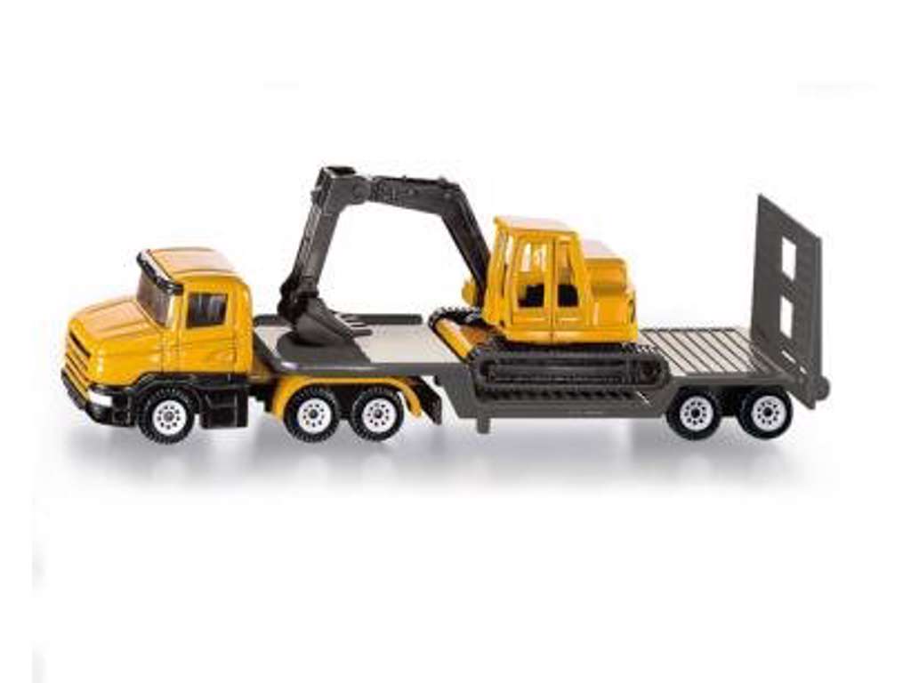 Siku Lastbil med rendegraver