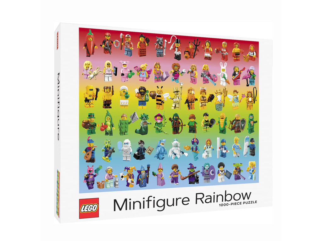 LEGO Minifigure Rainbow - Puslespil på 1000 brikker