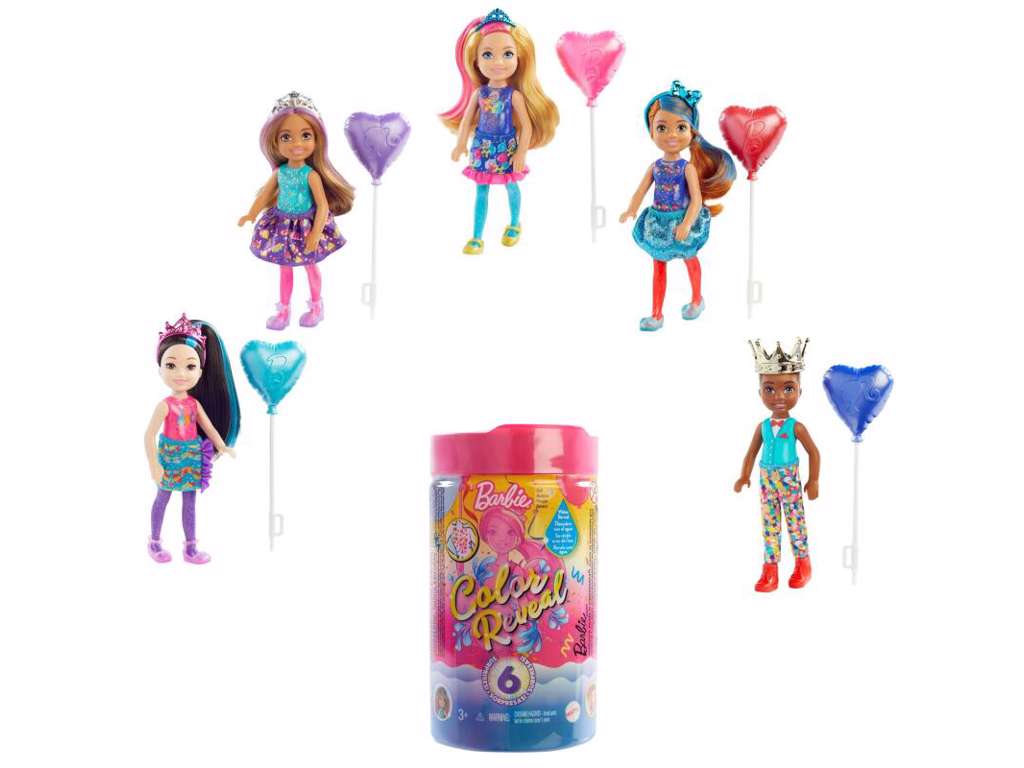 Barbie Color Reveal: Chelsea - party serie 6