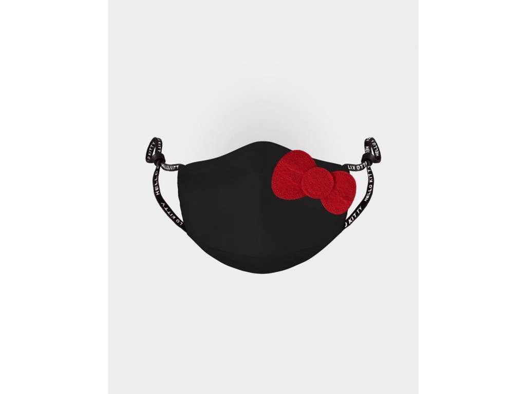 Hello Kitty ansigtsmaske med sløjfe (Mundbind)