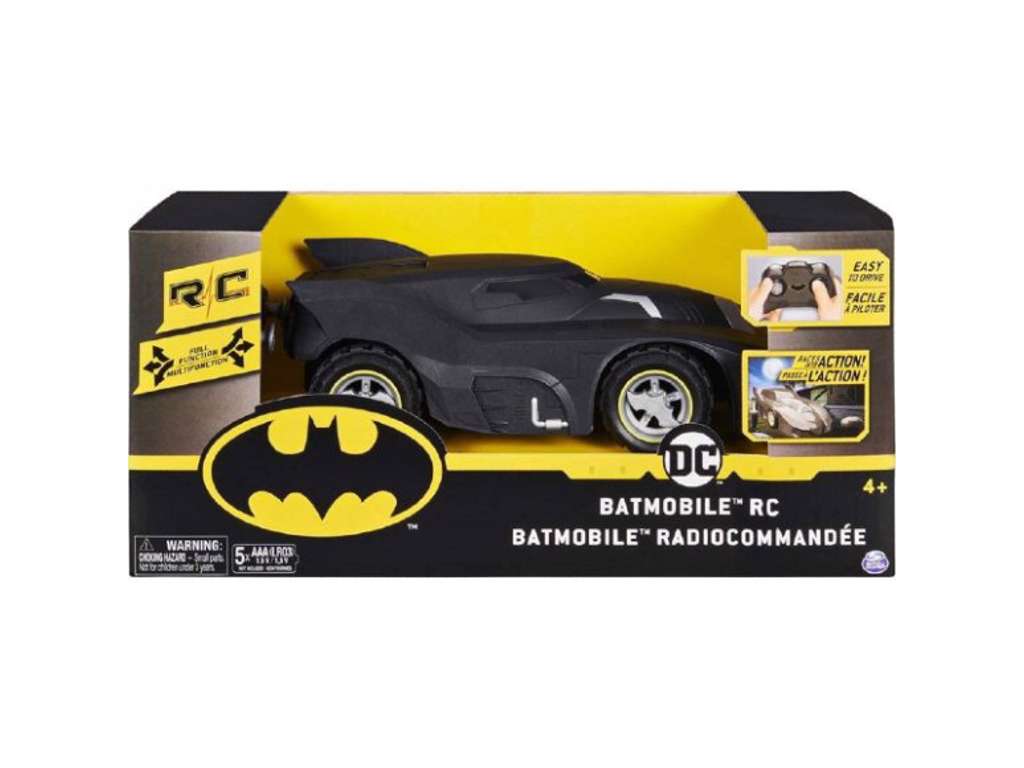 Batman 1:24 fjernstyret Batmobil