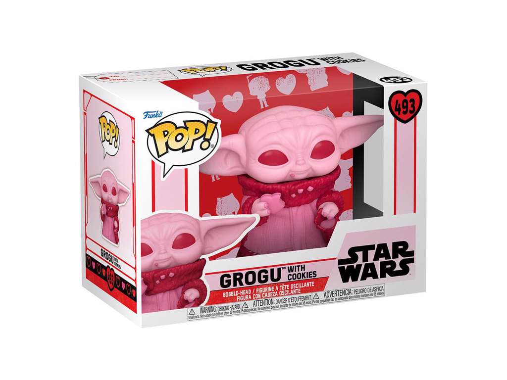 Star Wars Valentines POP! Star Wars Vinyl Figure Grogu 9 cm