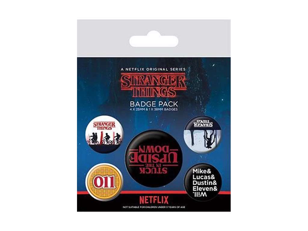 Stranger Things 5-pak badges