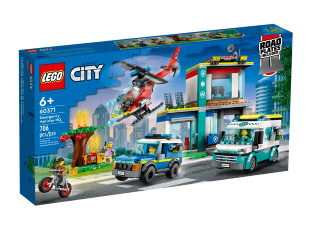 LEGO City Police - Udrykningsfartøjernes hovedkvarter - 60371