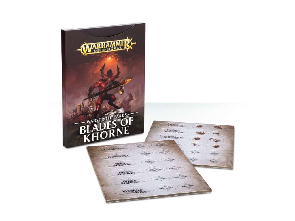 Warscroll Cards: Blades of Khorne