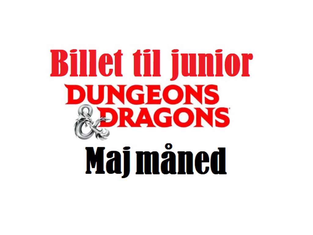 Junior Dungeons and Dragons Maj 2022