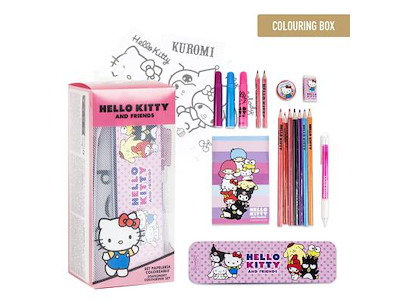Hello Kitty Farvelægningssæt
