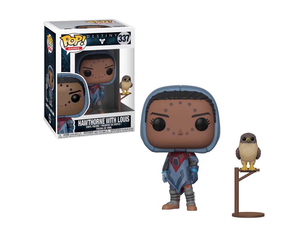 Destiny POP! vinyl figur af Hawthorne w/ Hawk på 9 cm