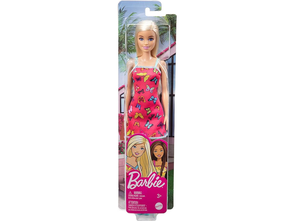 Barbie Basic Doll - Rød kjole