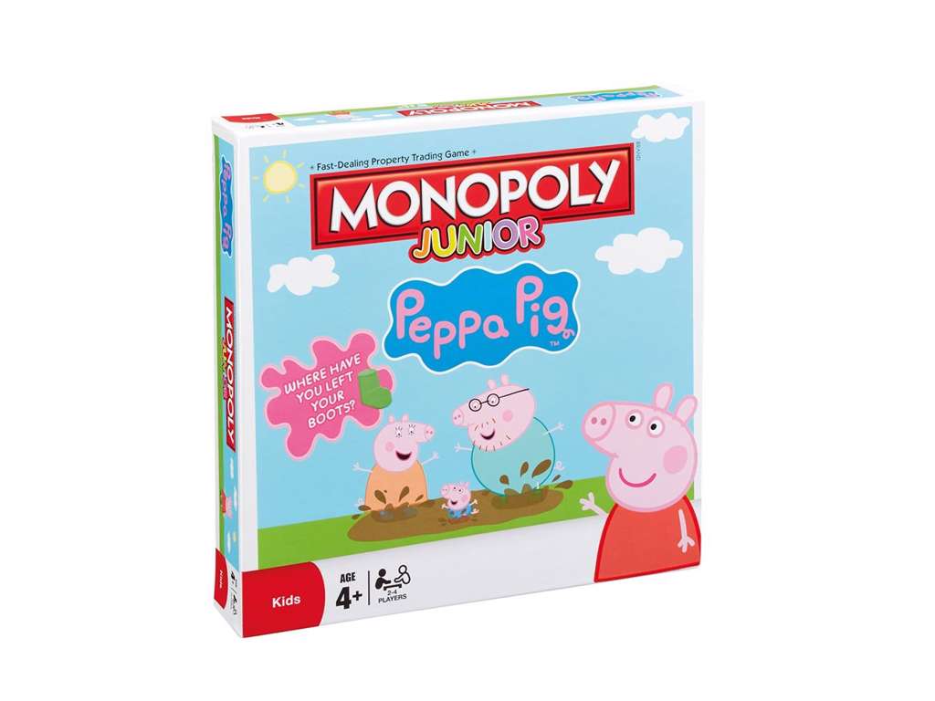 Monopoly Junior - Peppa Pig/Gurli Gris (EN)
