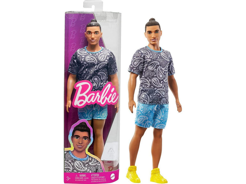 Barbie Fashionista Ken dukke med opsat hår