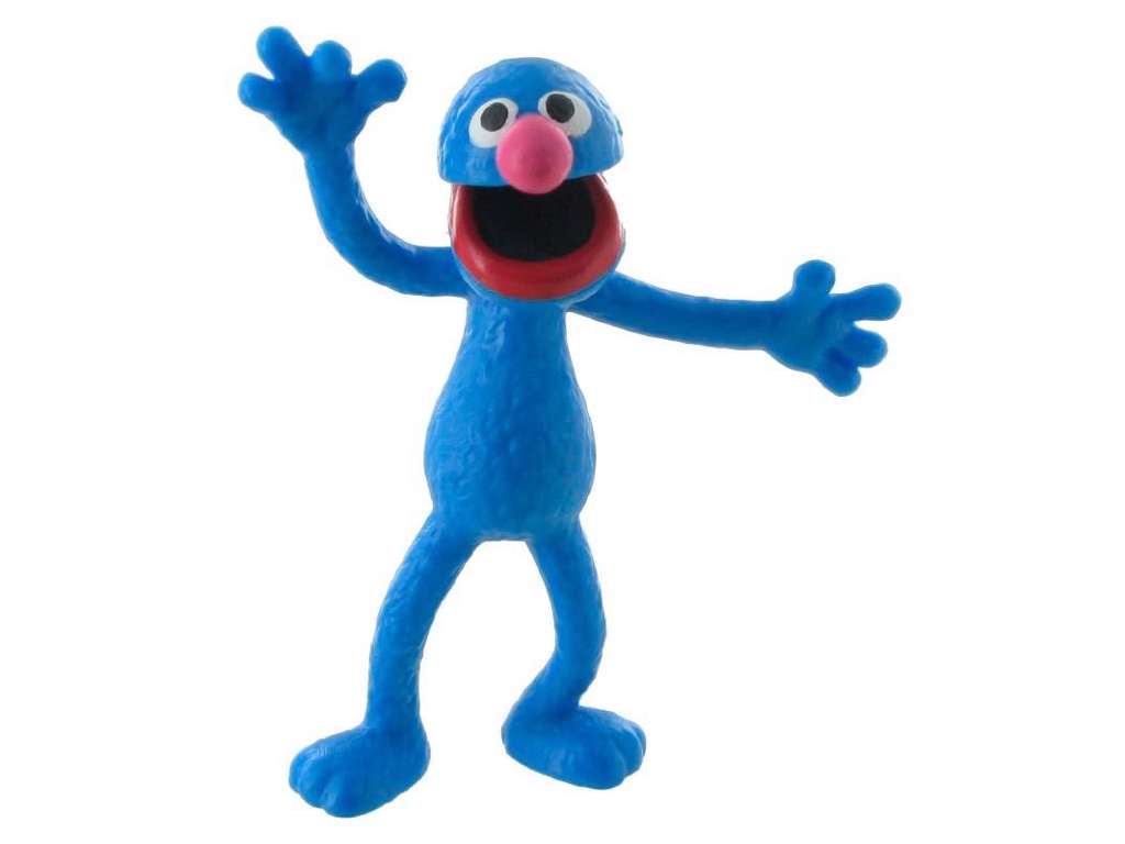 Coco minifigur fra Sesame Street på 8 cm