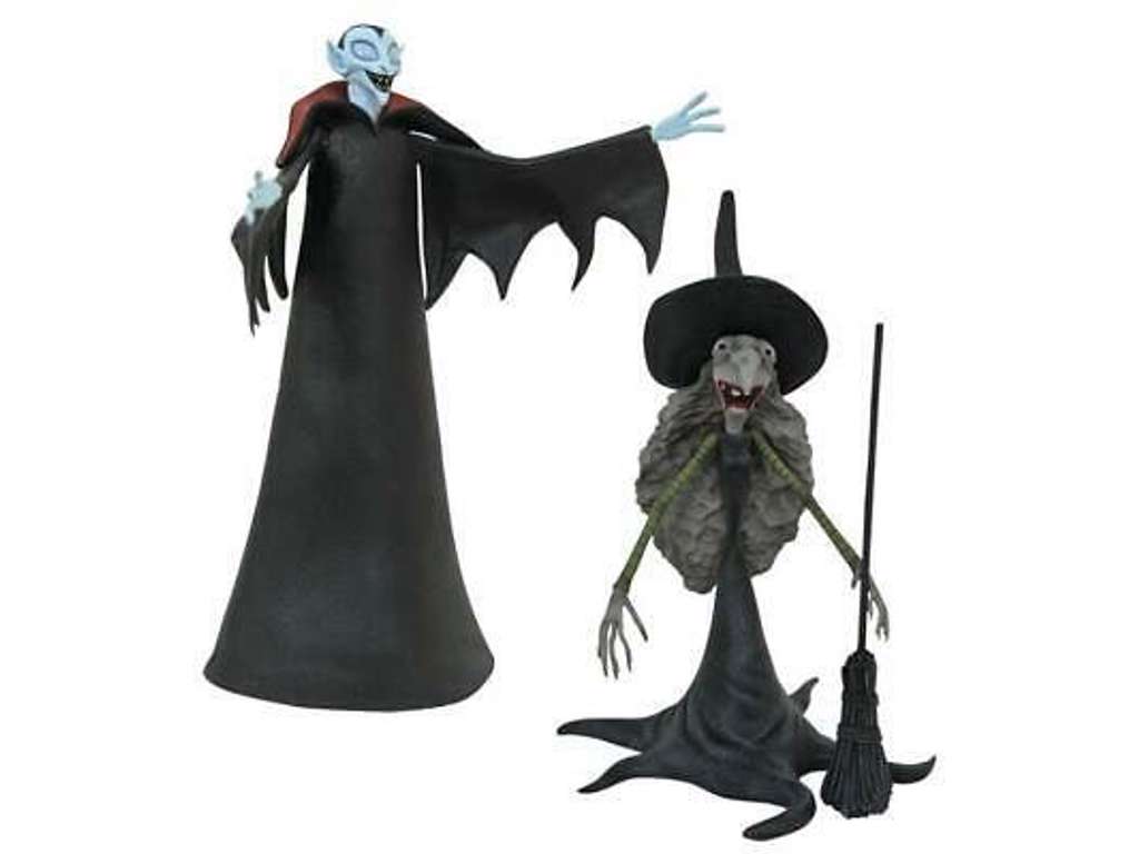 The Nightmare Before Christmas Select action figur af small vampire og Helgamine