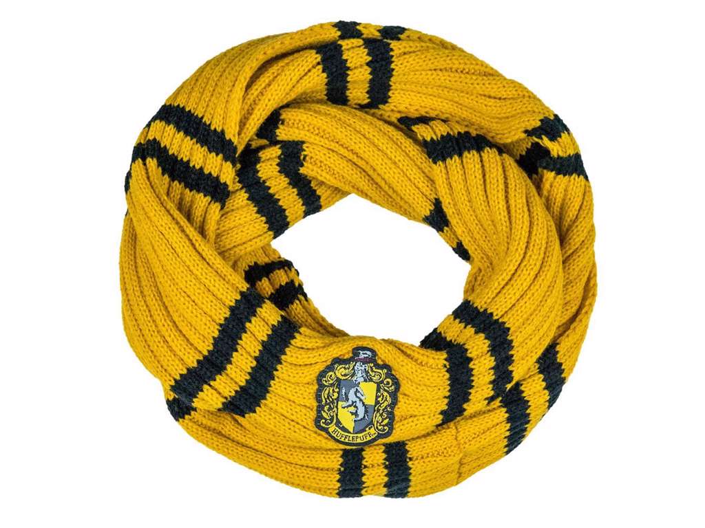 Halstørklæde rundt med Hufflepuff Harry potter fra Cinereplicas