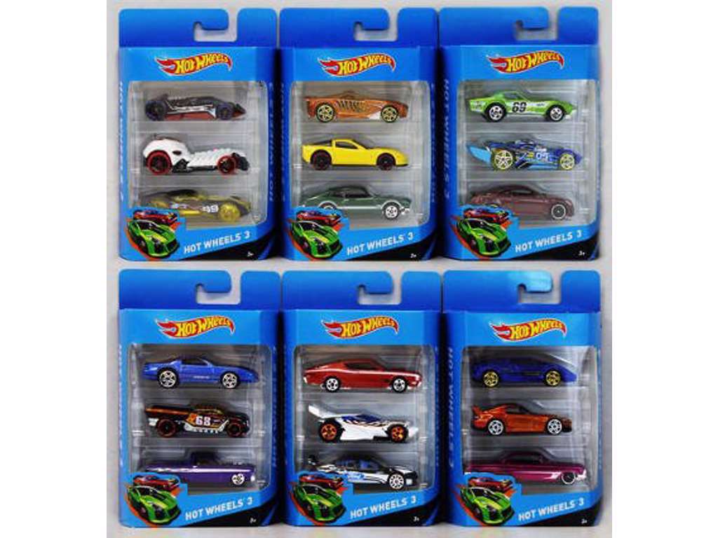 Hot Wheels - 3 biler