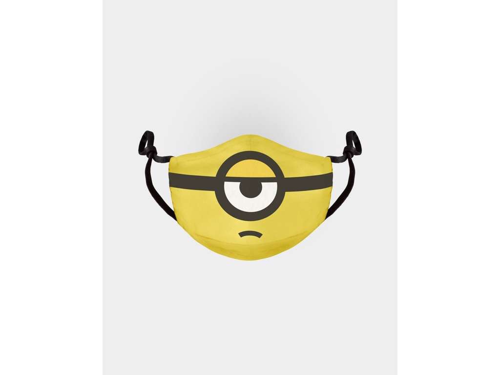Minions ansigtsmaske - Simon (Mundbind)