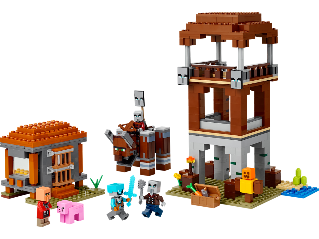 Røverforposten og ravager - 21278 - LEGO Minecraft